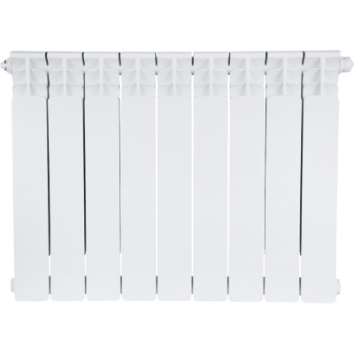 Биметаллический  секционный радиатор STOUT Space 9 секции нижнее подкл 3/4 500/90 SRB-0320-050009