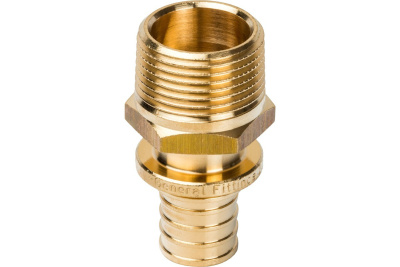 Соединение аксиальное 25 х 1" Наружная резьба  STOUT надвижное PE-Xa/EVOH SFA-0001-002510 