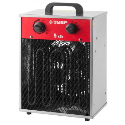 ЗУБР ЭКСПЕРТ Пушка тепловая электр. 9 КВт,7740 кКалл/час, 800 м3 час, 380 В.