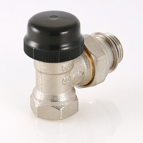 Клапан термостатический для радиатора угловой с преднастройкой (KV 0,1-0,6) 3/4"