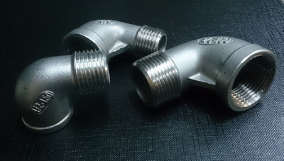 Угол резьбовой вр/нр Ду 10 (17,2 мм) AISI 316 из нержавеющей стали