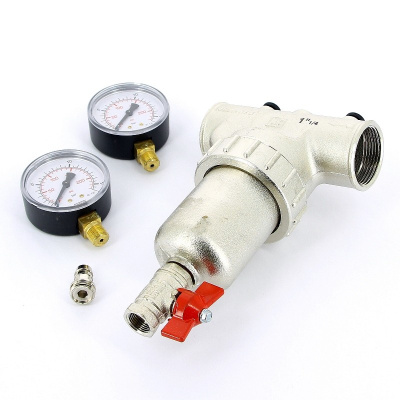 Фильтр сам-ся с двумя манометрами 1/2"