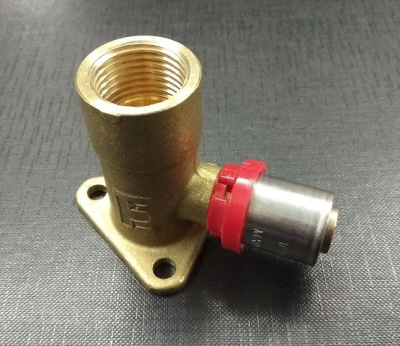 Водорозетка 20 х 1/2" пресс H= 53 мм TIEMME Внутренняя резьба  Металлопластик  1650038