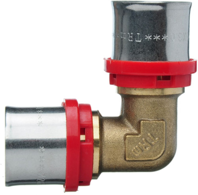 Пресс фитинг для металлопластиковой трубы Угол     26 x 26  TeRma (TRm)