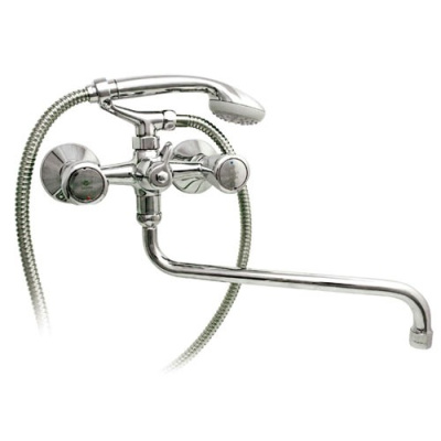 604 TRIGO CER Смеситель для ванны-умыв. излив 300мм. с керамической кран-буксой MOFEM