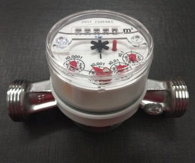 Счётчик ХВС ZENNER ETK-N-MZ,Dn20,монт.длина 130, крыльчатый,одноструйный,резьбовой