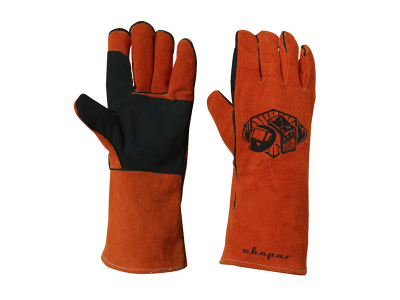 Перчатки защитные (краги) КС-6Л СВАРОГ спилок класс А, прошивка  кевларовой нитью,доп.защита ладони