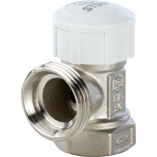 Клапан термостатический угловой 3/4" со сгоном. Резьба внут - нар  SVT 0004 000020 STOUT