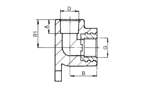 Водорозетка DN 25 x 1/2" Внутренняя резьба            полипропилен FV-Plast Чехия (серый)     219026