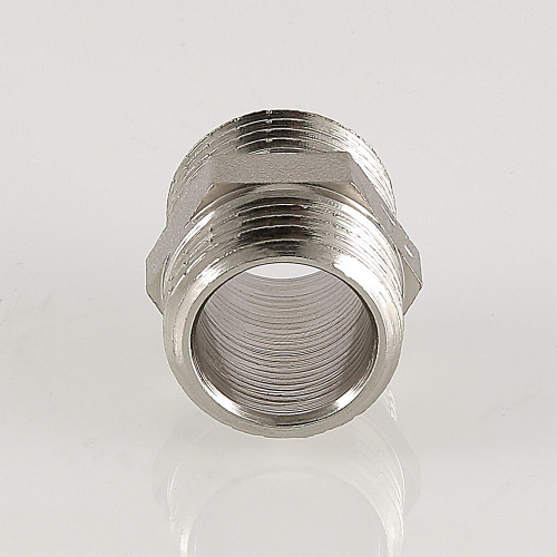 Ниппель 2" нар.-нар. латунный никелированный фитинг                            VALTEC VTr.582.N.0009