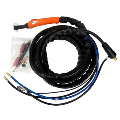 Горелка для аргонодуговой сварки UnoTIG - 18  (4м.) , 35 мм2 , кнопка , ж/о FOXWELD