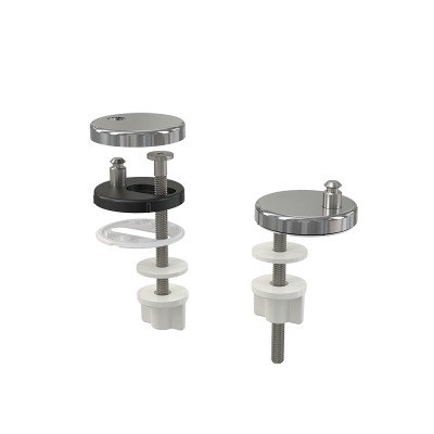 Петли ALCAPLAST P106 с нижним монтажем, крышка из нержавеющей стали