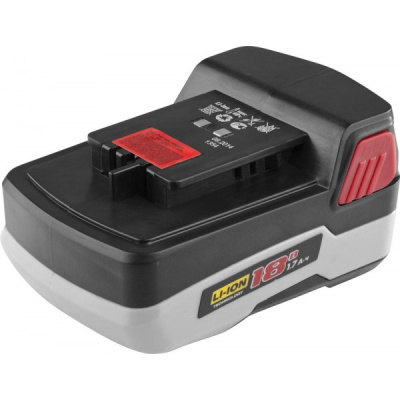 Аккумулятор Li-ion 18 В , емкость 1,7 А.ч