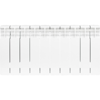 Биметаллический секционный радиатор  STOUT Space 10 секции 350/90 SRB-0310-035010