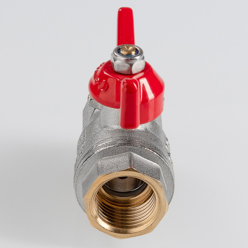 Кран шаровый ГОСТ Р 59553-2021, Бабочка рукоятка 1/2" вн.-вн. VALTEC  VT.417.N.04