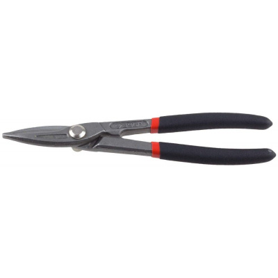 Ножницы по металлу ЗУБР МАСТЕР 200 мм прямые ,цельнокованные,инст.сталь У8