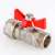 Кран шаровый под обжим, рукоятка бабочка 16х1/2 нар.  VALTEC VT.341.N.1604