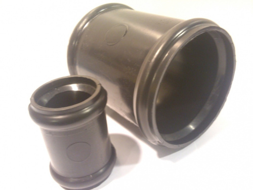 Муфта канализационная черная Ø 108 (ДУ 100)