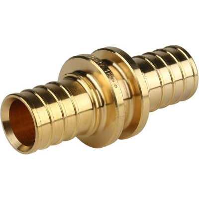 STOUT Муфта 25 x 25 надвижная аксиальная  для труб PE-Xa/EVOH и  PE-Xc/Al/PE-Xc  SFA-0003-000025