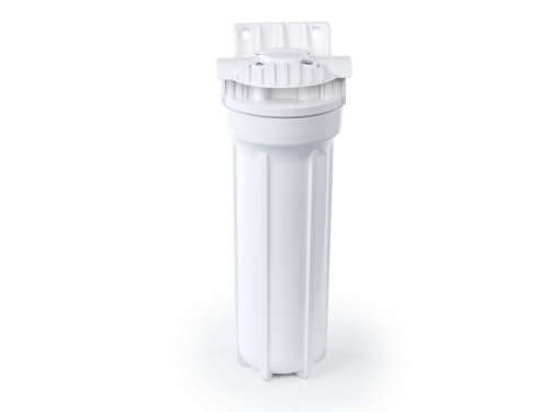 Фильтр магистральный для ХВС , подключение 1/2 , 5 мкм , латунные вставки,скоба,ключ 32071 ГЕЙЗЕР-1П