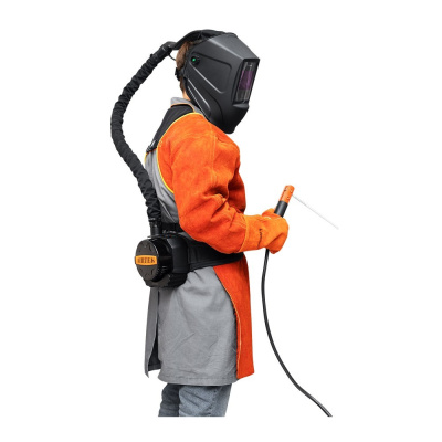Маска сварщика КОРУНД-Х (ф-р 9900V) с автономным турбоблоком AIRTEK FoxWeld