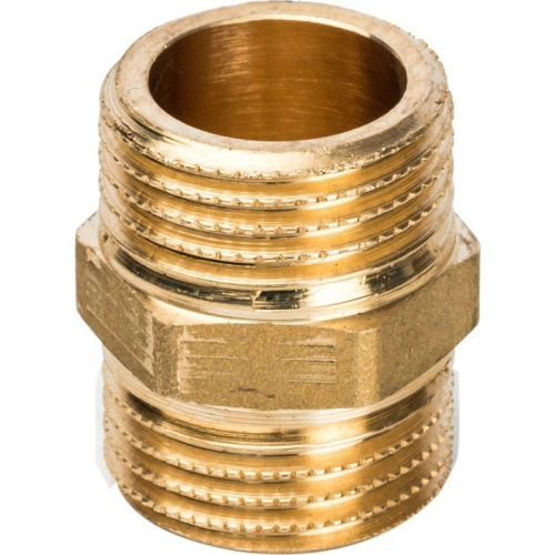 Фитинг  STOUT Ниппель 1/8  SFT-0003-001818 наружная резьба латунь 