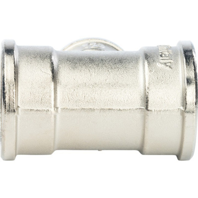 STOUT фитинг Тройник переходной 1 х3/4 х 1 SFT-0022-001341 внутренняя резьба латунь никели-й