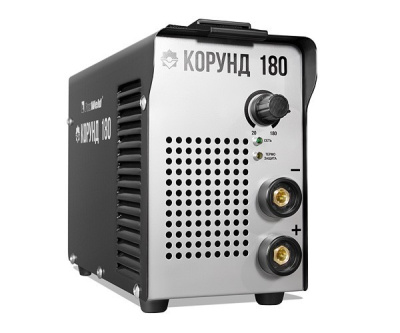 Сварочный аппарат КОРУНД 180 , ММА , ток DC , 20-180А , ПВ 40% , электрод 1.6 - 5.0 мм										