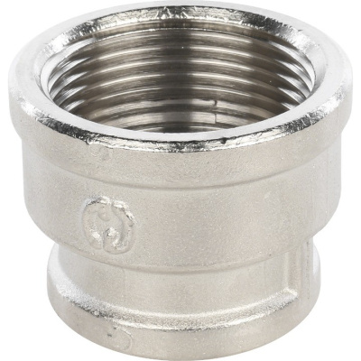 Фитинг   STOUT Муфта переходная 1,1/4 x 3/4  SFT-0006-011434 внутренняя резьба латунь никелированная