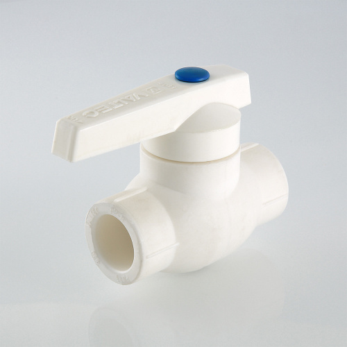 Кран PPR шаровый DN 32 мм VALTEC с латунной обоймой, полипропиленовый  VTp.744.0.032