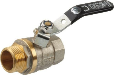 Кран шаровый для отопления TERMA-R-CB,    1,1/4" Внутренняя-Наружная резьба, рукоятка Рычаг