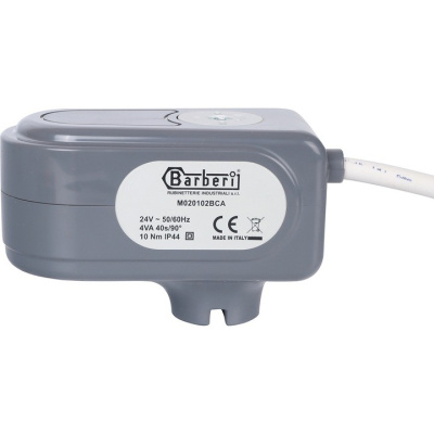 Сервопривод ход 90, кабель 1 м, 40 сек, 24 V, 4 полюса для зональных клапанов SVM-0071-024004 STOUT