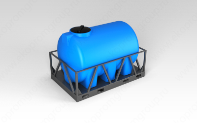 ЕМКОСТЬ Н 2000 литров в обрешетке 1280  х 2010  Диаметр горловины 400 мм