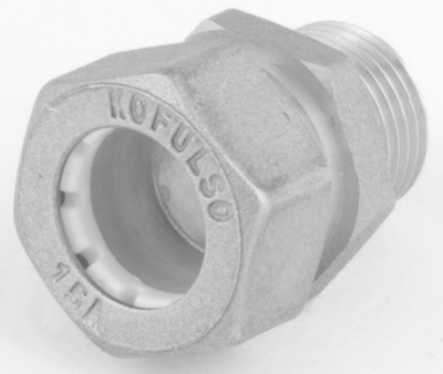 Соединение 15 х 1/2" Наружняя резьба оцинкованная KOFULSO