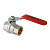 Кран шаровый BASE, стальная рукоятка 2,1/2" вн.-вн.  VALTEC VT.214.N.10