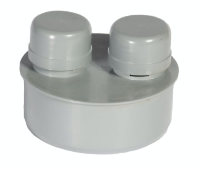 Клапан вакуумный РР 110мм (Синикон)  (Цвет Серый)          881790