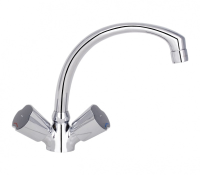 106 NOVA  Смеситель для мойки, излив 180 мм.с классической кран-буксой MOFEM