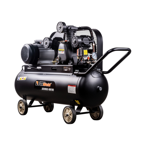 Компрессор AEROMAX 480/100 воздушный, ременной,поршневой,одноступ. 2.2  кВт / 220V 480л/мин FOXWELD