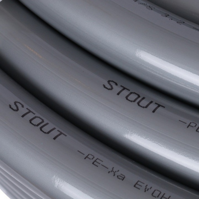 Труба STOUT PE-Xa/EVOH 32х4,4 из сшитого полиэт с антидиффузным слоем бухта 50 м. SPX-0001-003244