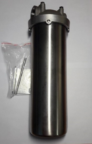 Колба фильтра из нержавеющей стали для горячей и холодной воды 10SL 3/4" бытовой