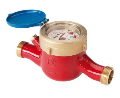 Счётчик ГВС ZENNER MTW-N,Dn25,монт.длина 260 мм,крыльчатый,многоструйный,резьбовой