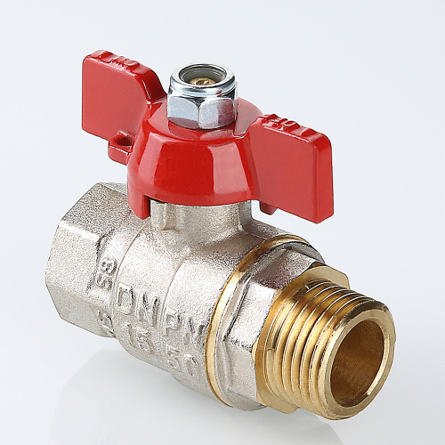 Кран шаровой ENOLGAS BASIC вн.-нар. 1/2" S.218.04 БАБОЧКА