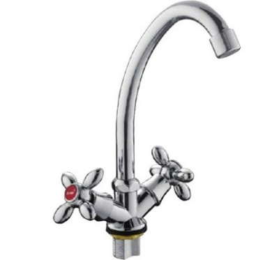 F 4027-2 Смеситель для кухни с гайкой хром  FRAP 