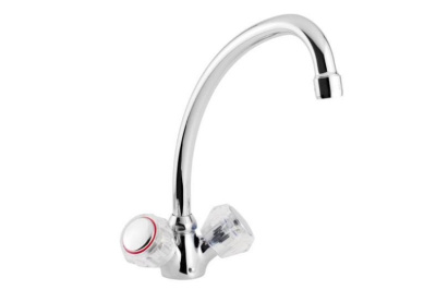 105 PRIMULA 130 Смеситель для мойки, излив 130 мм.с классической кран-буксой MOFEM