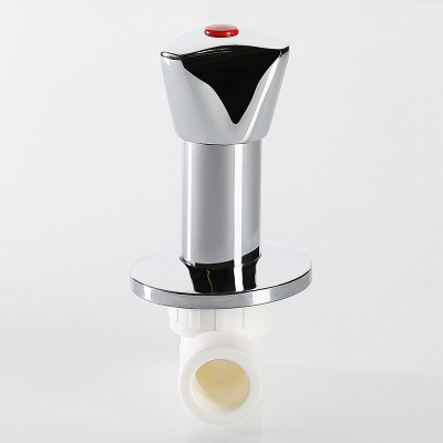 Вентиль PPR хромированный 20мм VALTEC  полипропиленовый  VTp.713.0.020