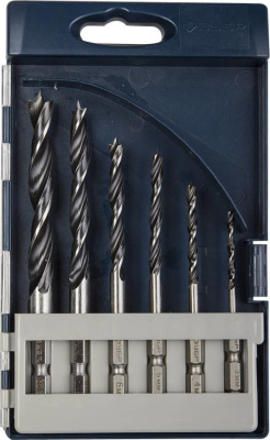 Набор сверел по дер. для шуруповерта ЗУБР "ЭКСПЕРТ" М-образная заточка 6 шт.уп.