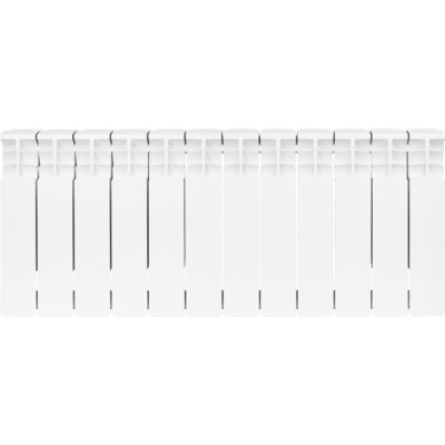 Биметаллический секционный радиатор  STOUT Space 12 секции 350/90 SRB-0310-035012