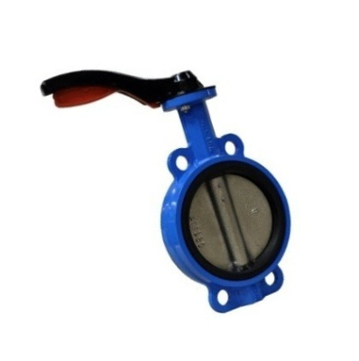 Дисковый поворотный затвор с редуктором Ду 400 Ру 16 из чугуна AquaFix