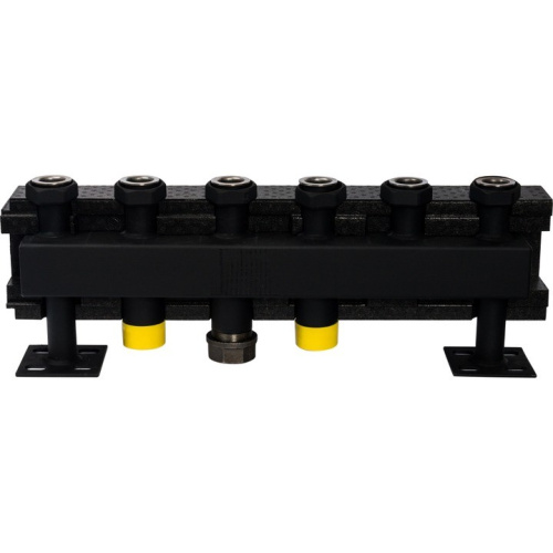 Стальной распределительный коллектор   3 отопительных контура DN 32 в изоляции SDG-0016-005003 STOUT