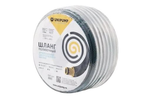 Шланг поливочный армир.  Ду18 вн*2 мм (бухта 50м), 3/4" UNIPUMP 23551